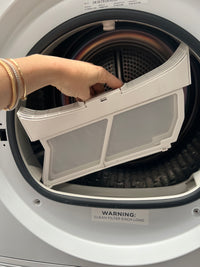 Thumbnail for Factory second Fisher&Paykel 9kg Heat Pump Dryer White with Steam Care Model: DH9060FS1 - Second Hand Appliances Geebung