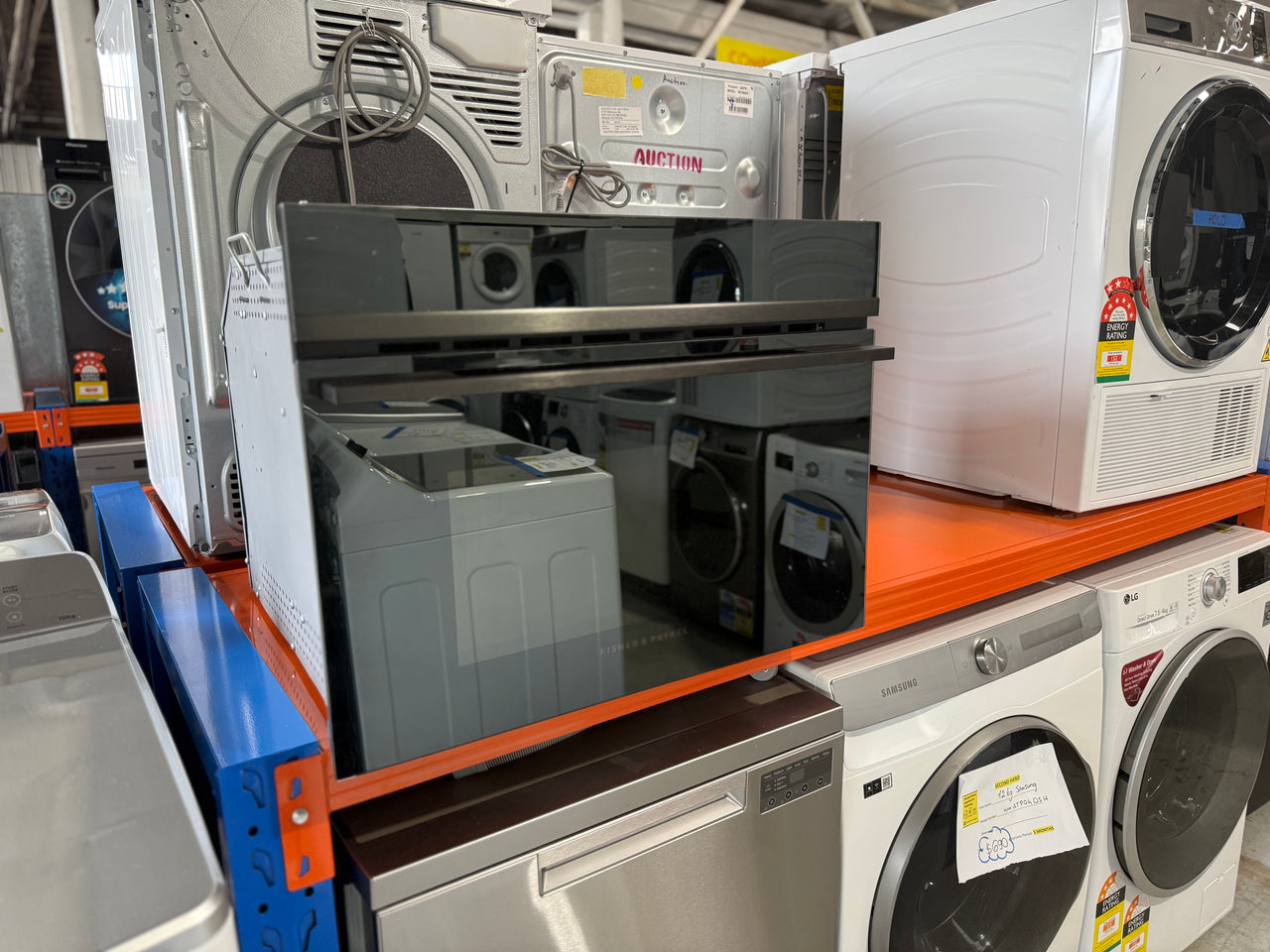 Factory second Fisher&Paykel Built-in 60cm Combination Microwave Oven OM60NDBB1 - Second Hand Appliances Geebung