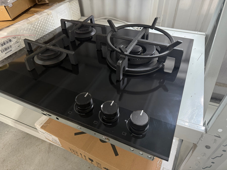 Factory second Fisher & Paykel CG603DLPGB4 – 60 cm LPG Gas Cooktop (Glass Surface) - Second Hand Appliances Geebung