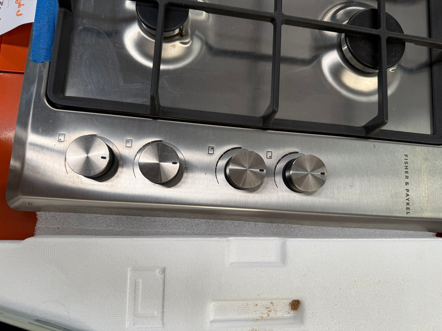 Factory second Fisher&Paykel CG604CNGX2 60cm Natural Gas Cooktop - Second Hand Appliances Geebung