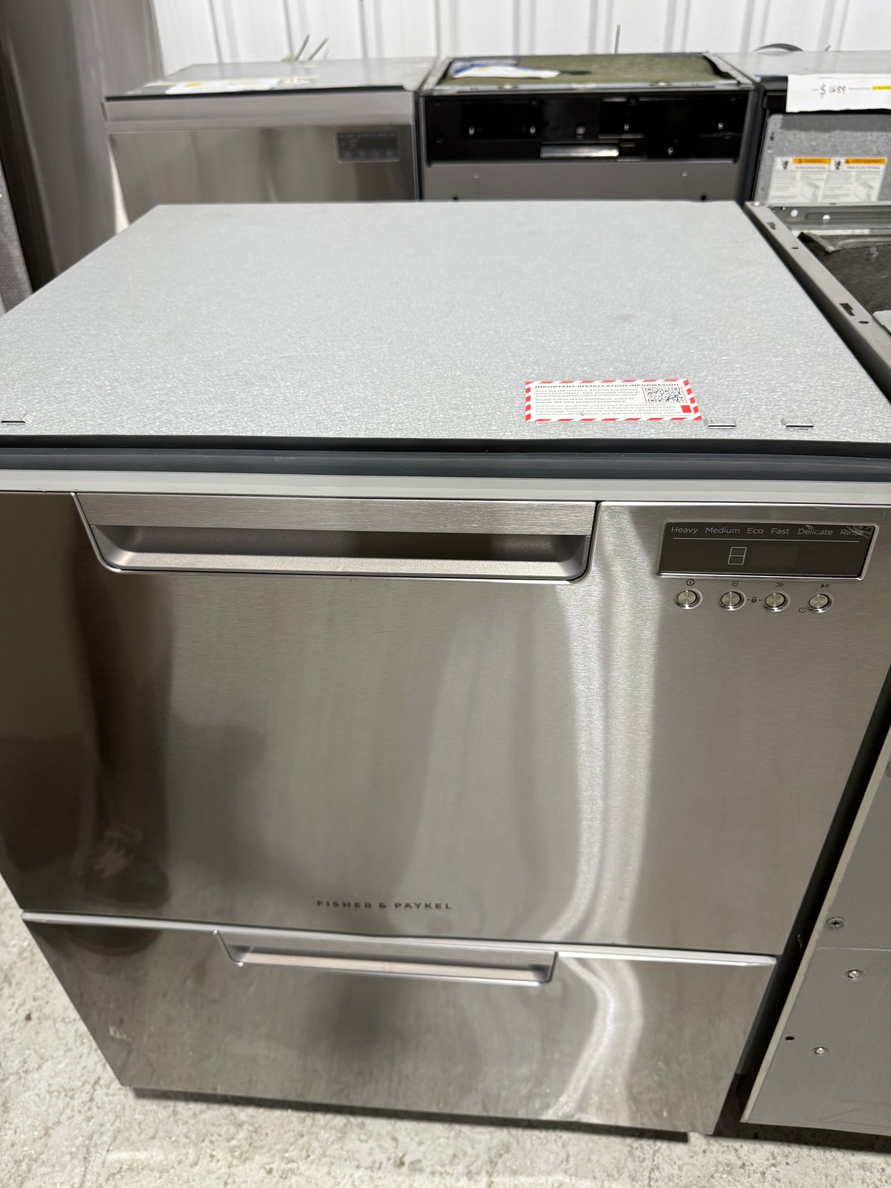 Factory second Fisher&Paykel DD60DAX9 Series 7 Contemporary Double DishDrawer™ Dishwasher - Second Hand Appliances Geebung