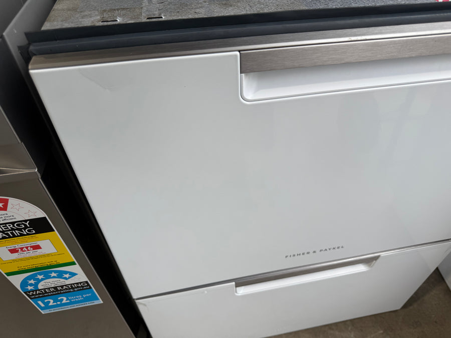 Factory second Fisher&Paykel DD60DCW9 Double DishDrawer™ Dishwasher - Second Hand Appliances Geebung