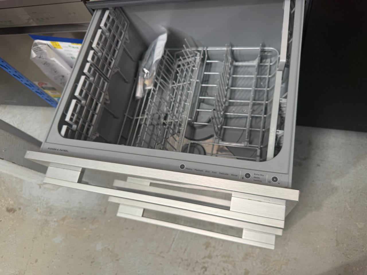 Factory second Fisher&Paykel DD60DDFX9 Double DishDrawer™ Dishwasher – Stainless Steel - Second Hand Appliances Geebung