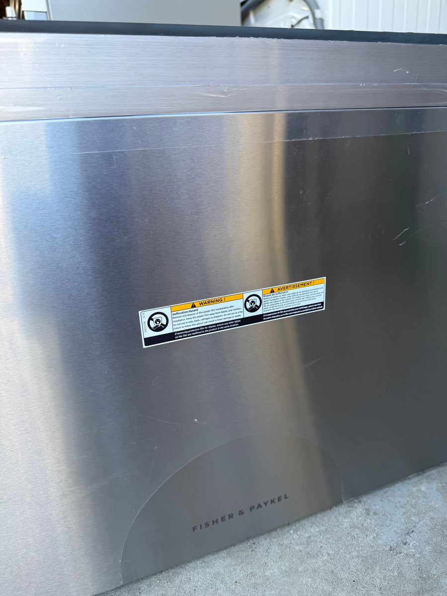 Transportation damaged Fisher & Paykel DD60ST4NX9 Series 9, Contemporary Tall Single DishDrawer™ Dishwasher - Second Hand Appliances Geebung
