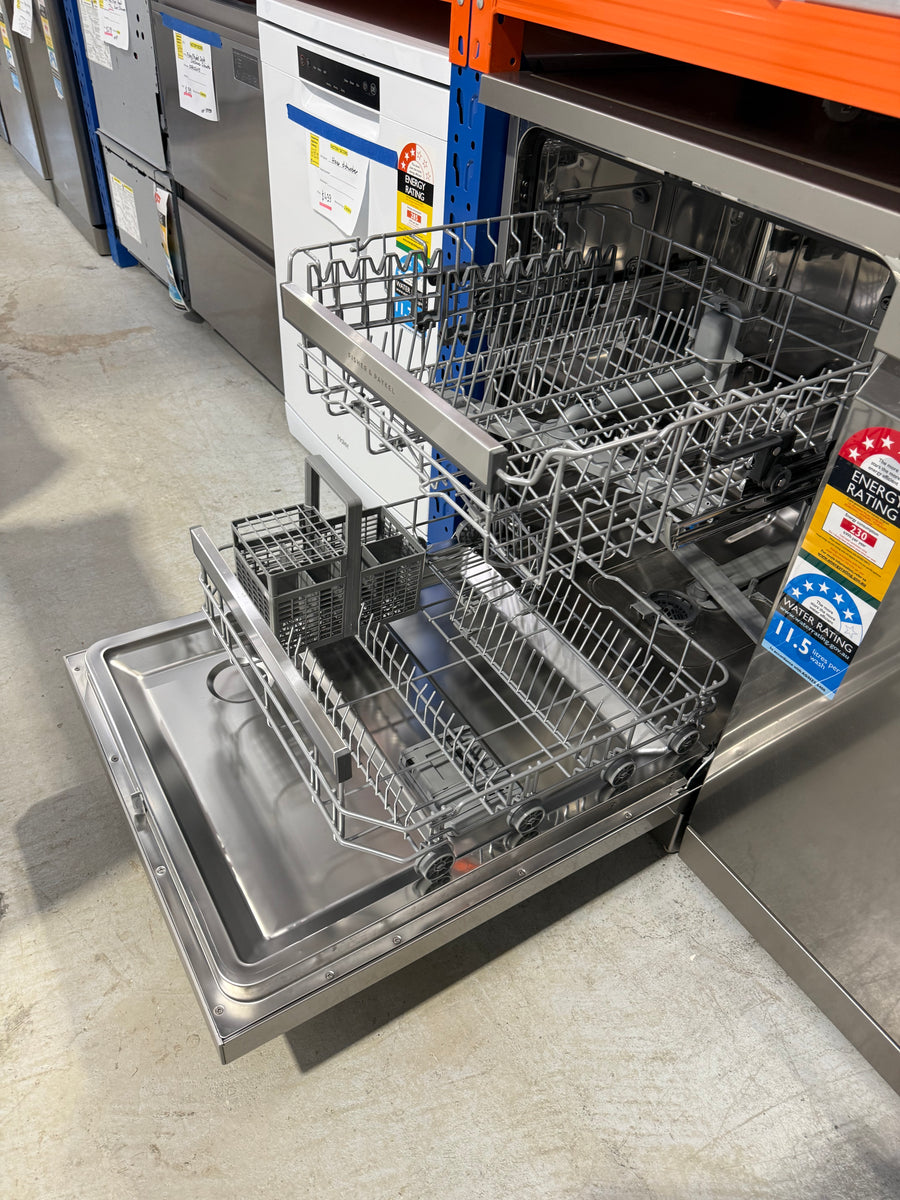 Factory second Fisher & Paykel DW60FC2X2 contemporary Series 5 freestanding dishwasher - Second Hand Appliances Geebung