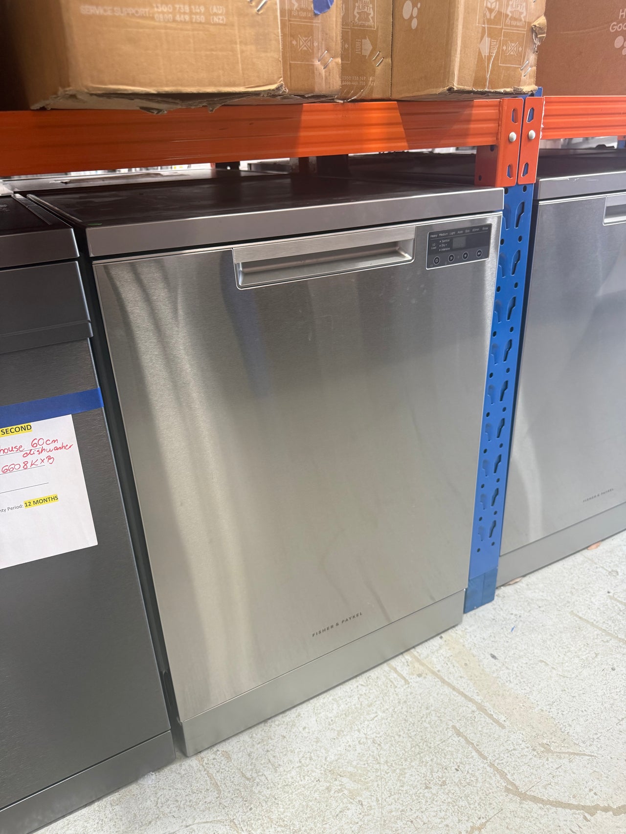 Factory second Fisher & Paykel DW60FC4X3 60 cm Freestanding Dishwasher - Second Hand Appliances Geebung