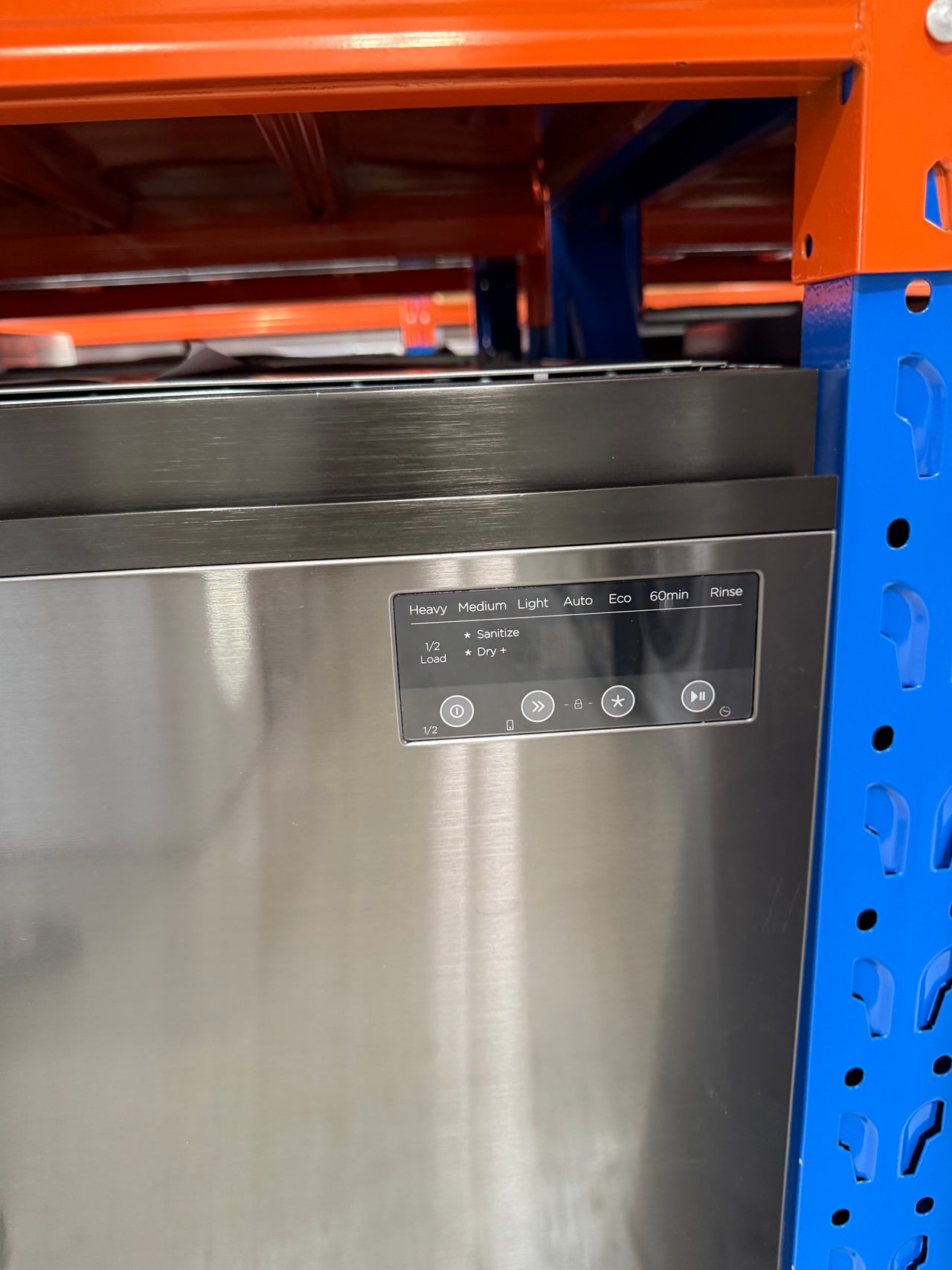 Factory second Fisher &Paykel DW60UN2B2 60cm built-under dishwasher/Black steel - Second Hand Appliances Geebung