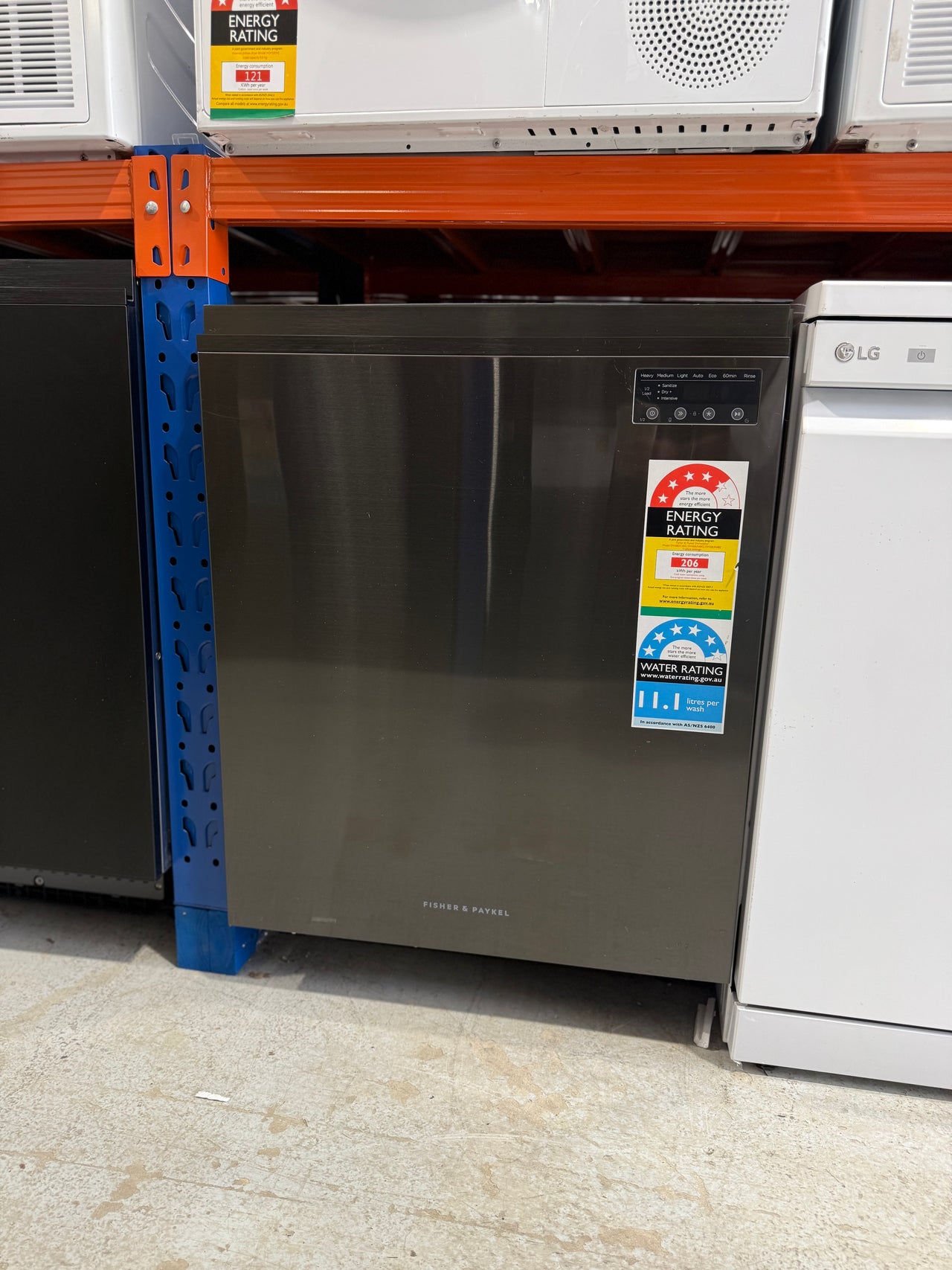 Factory second Fisher&Paykel DW60UN4B2 premium Series 7 Contemporary Built-Under Dishwasher - Second Hand Appliances Geebung