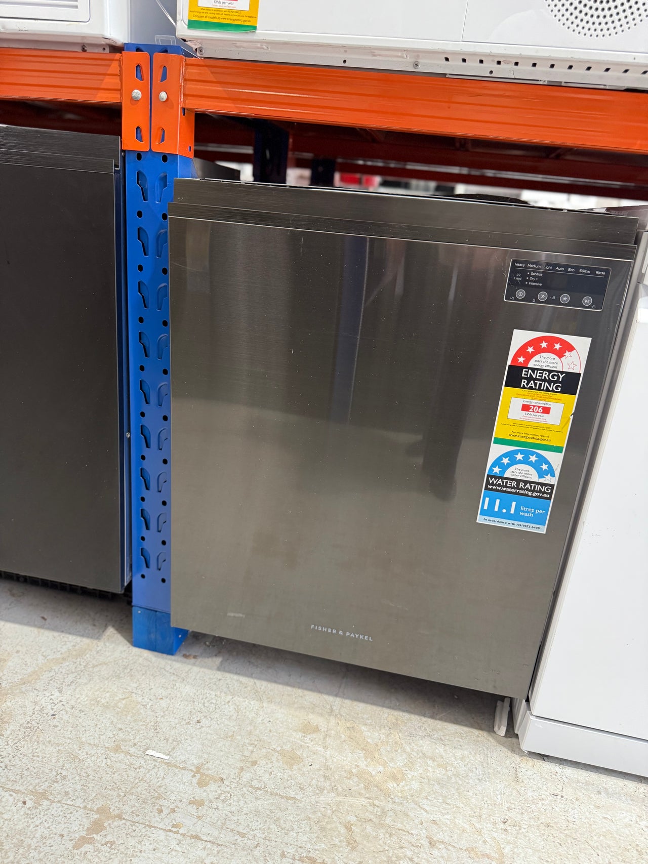 Factory second Fisher&Paykel DW60UN4B2 premium Series 7 Contemporary Built-Under Dishwasher - Second Hand Appliances Geebung