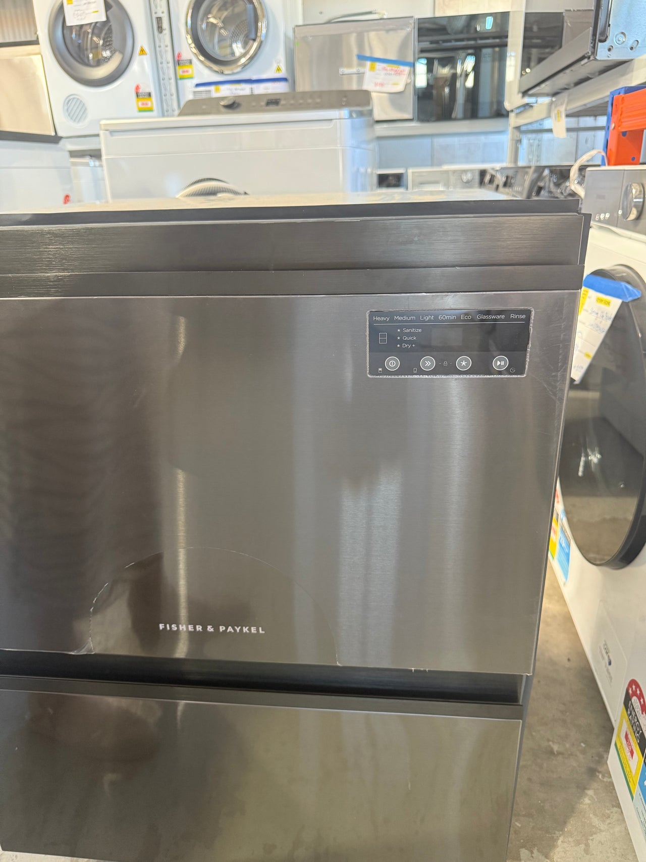 Buy Factory second Fisher & Paykel Double DishDrawer Dishwasher Black Stainless Steel Model: DD60D2NB9 |  | [product_variant] | Second Hand Appliances Geebung Brisbane