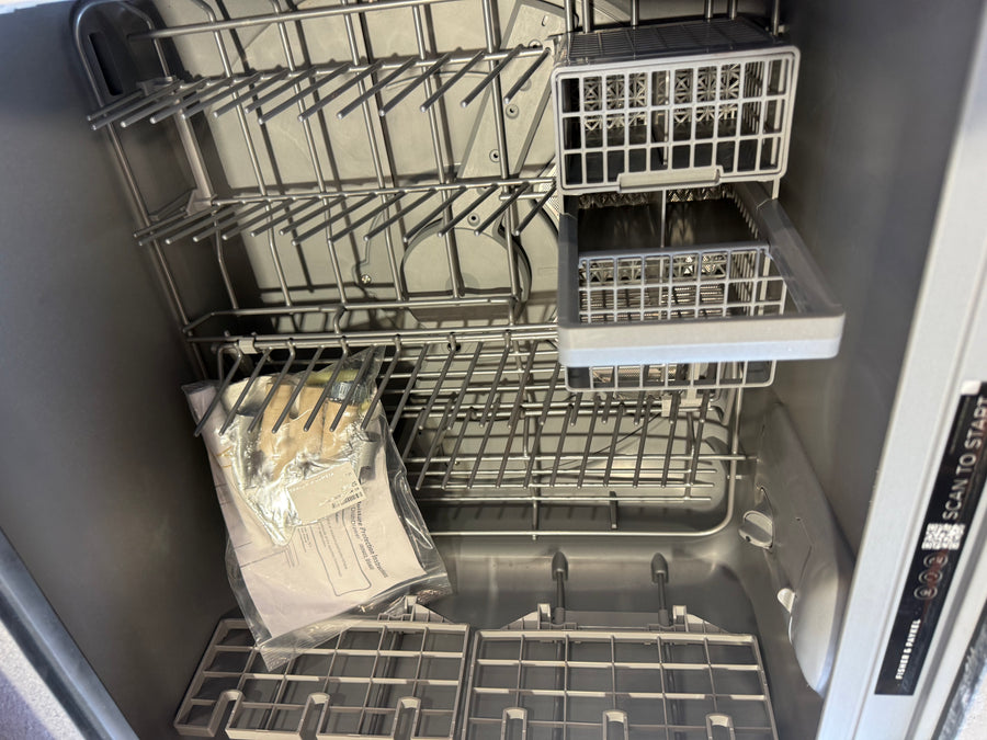 Factory second Fisher & Paykel Double DishDrawer Dishwasher Black Stainless Steel Model: DD60D2NB9 - Second Hand Appliances Geebung