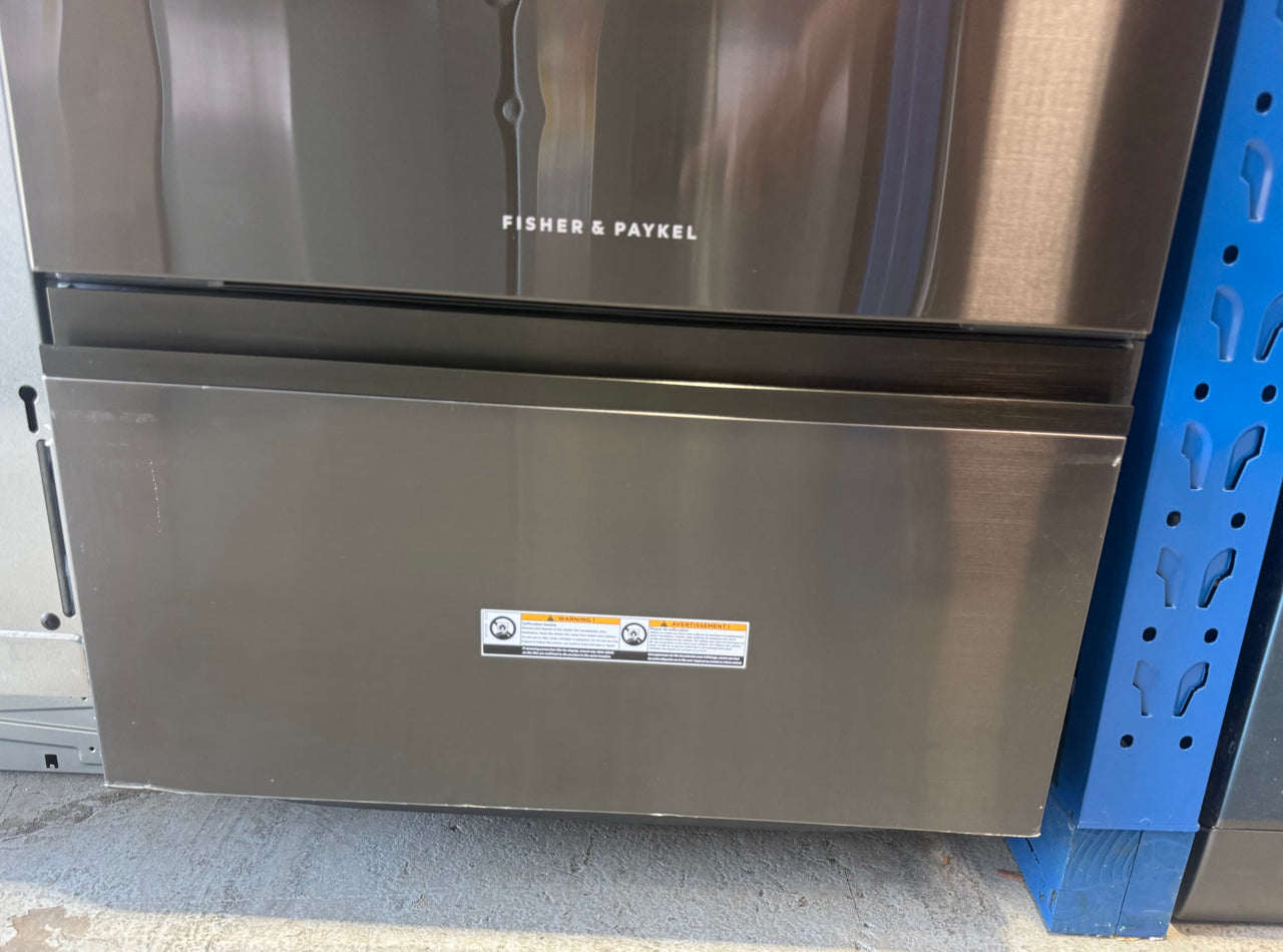 Factory second Fisher & Paykel Double DishDrawer Dishwasher Black Stainless Steel Model: DD60D2NB9 - Second Hand Appliances Geebung