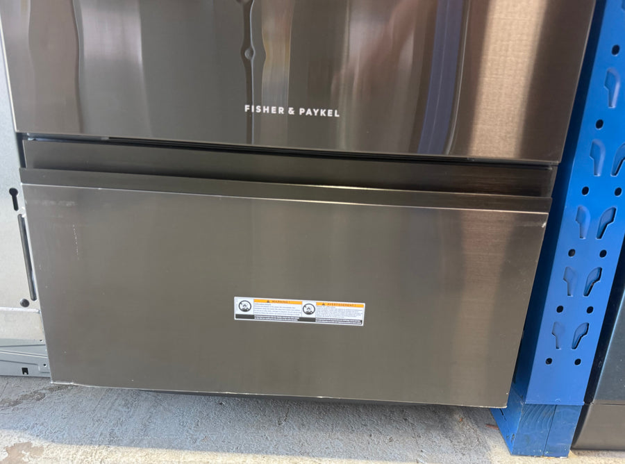 Factory second Fisher & Paykel Double DishDrawer Dishwasher Black Stainless Steel Model: DD60D2NB9 - Second Hand Appliances Geebung