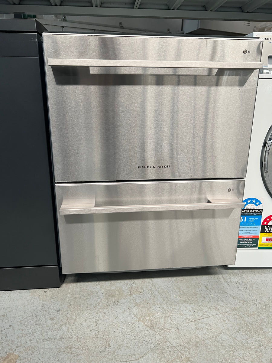 Factory second Fisher & Paykel Double Dishdrawer  DD60DDFX9 - Second Hand Appliances Geebung
