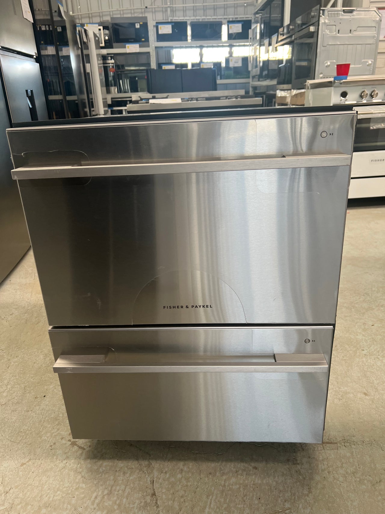 Factory second Fisher & Paykel Double Dishdrawer  DD60DDFX9 - Second Hand Appliances Geebung