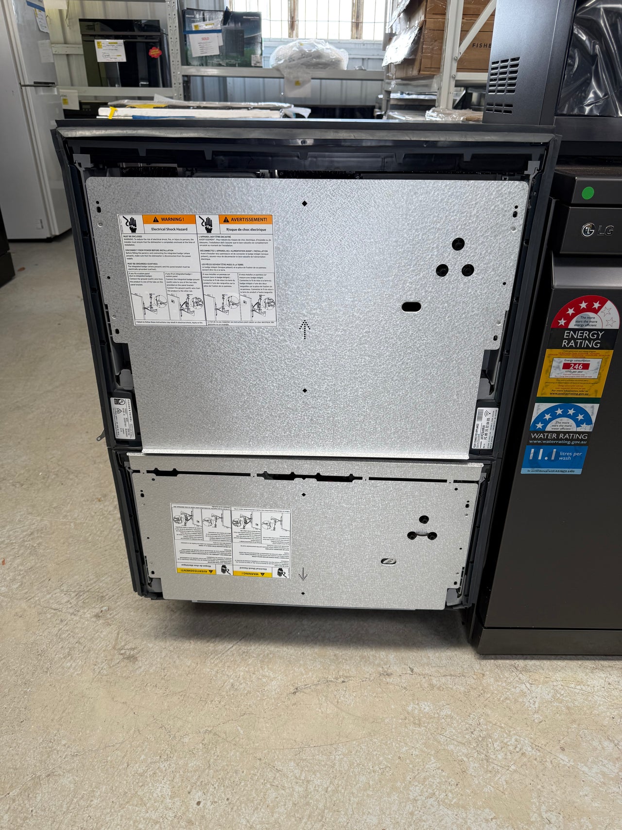 Factory second Fisher&Paykel Integrated Double DishDrawer ‘TALL’ DD60DTX6I1 - Second Hand Appliances Geebung