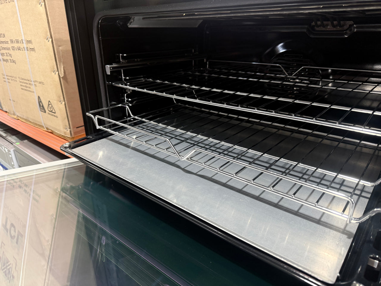 Factory second Fisher&Paykel OB90S9MEPX3 90cm Series 9 Contemporary Pyrolytic Oven – Stainless Steel - Second Hand Appliances Geebung