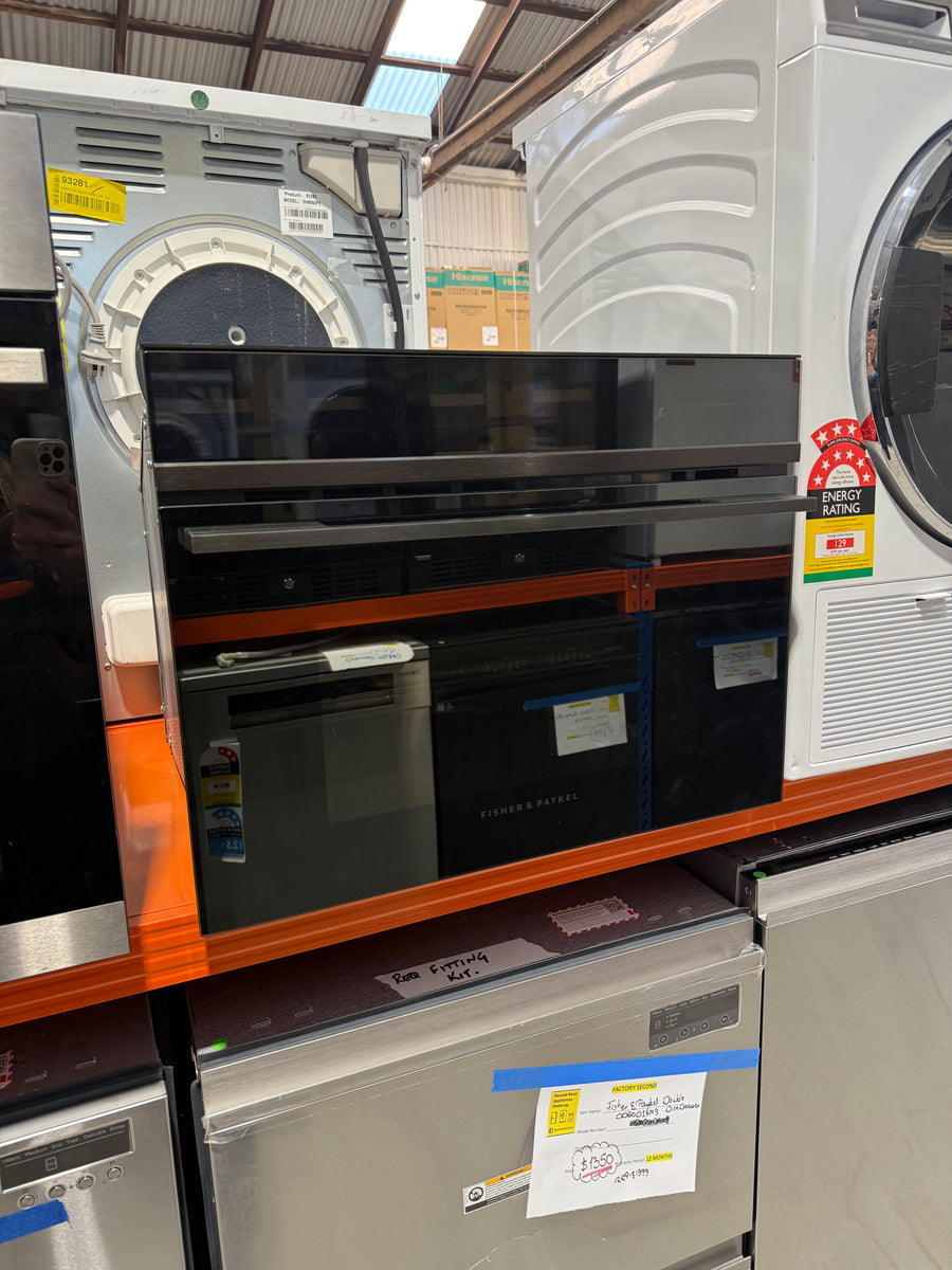 Factory second Fisher & Paykel OS60NDB1 60cm Built-in Combination Steam Oven - Second Hand Appliances Geebung