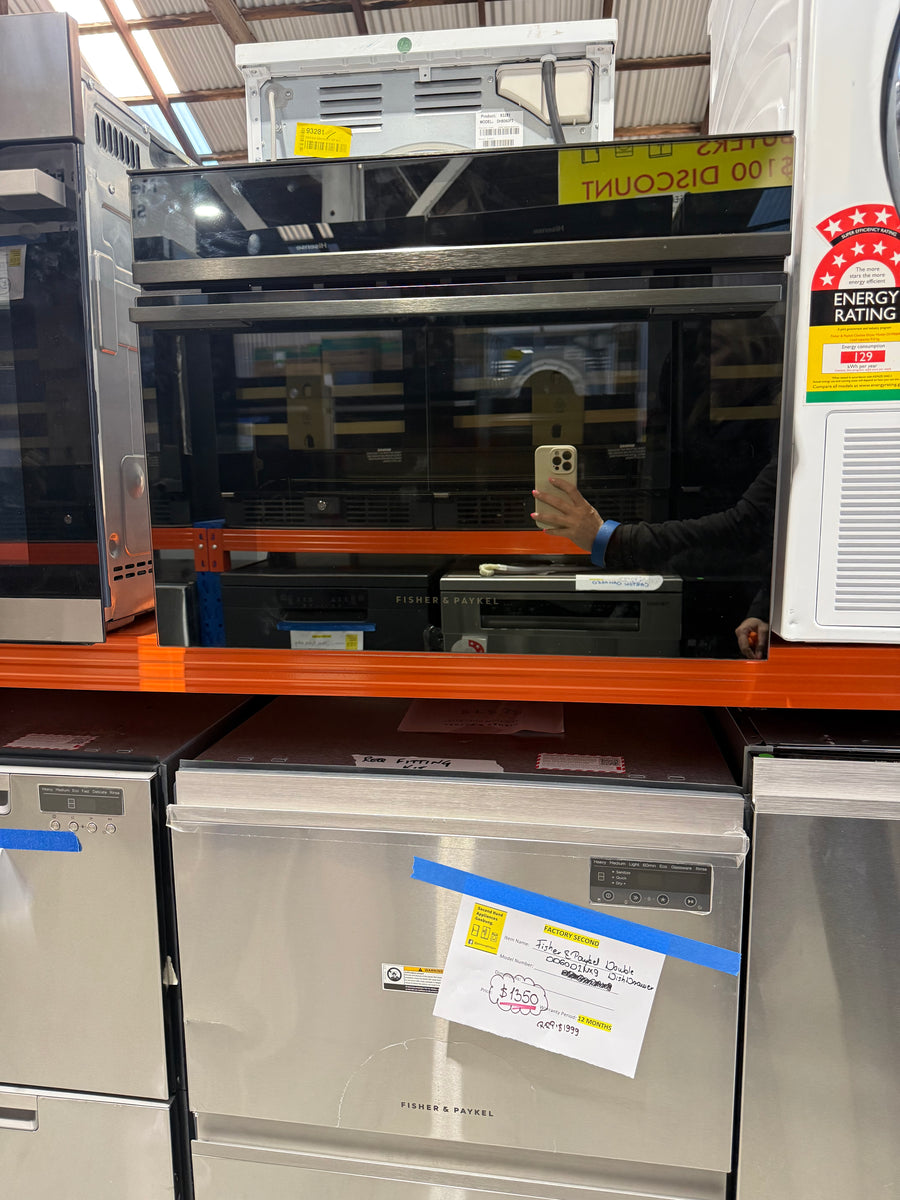 Factory second Fisher & Paykel OS60NDB1 60cm Built-in Combination Steam Oven - Second Hand Appliances Geebung