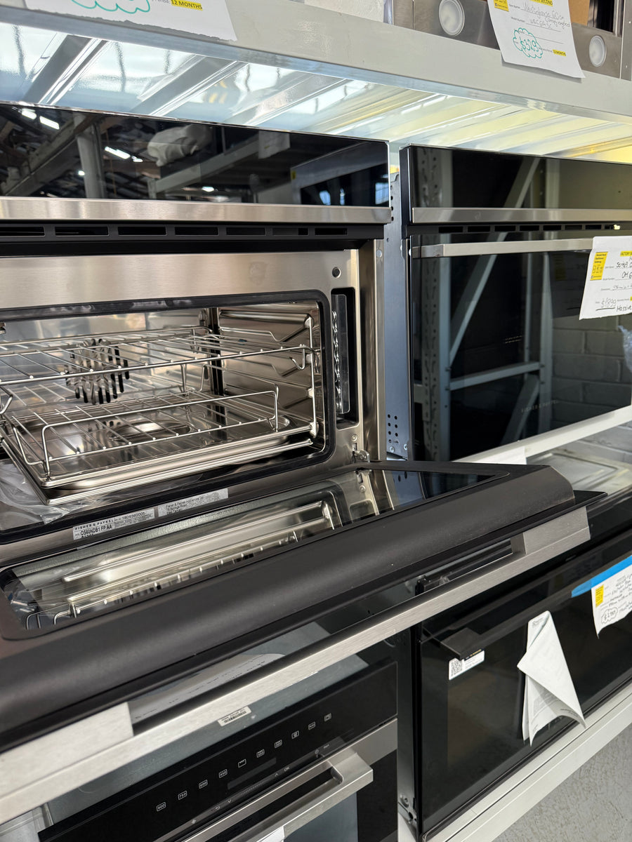 Factory second Fisher & Paykel OS60NDB1 is a 60cm Built-in Combination Steam Oven - Second Hand Appliances Geebung