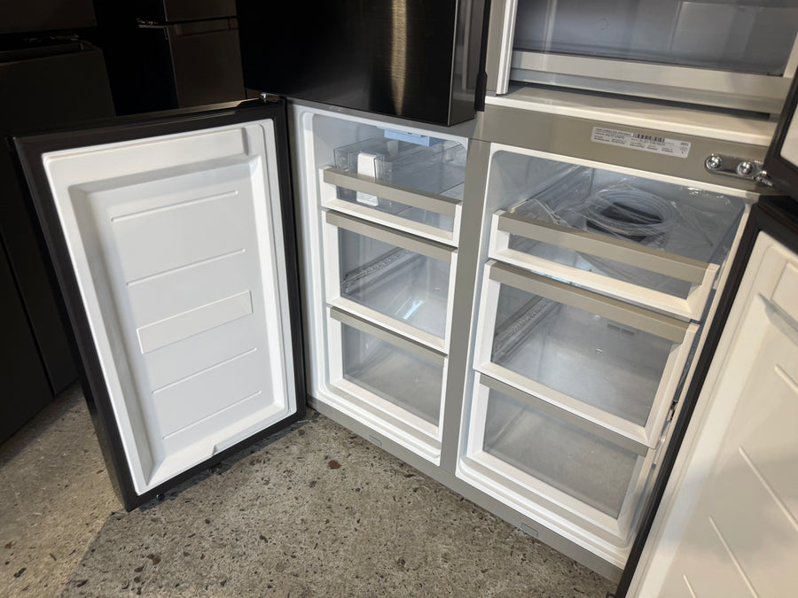Buy Factory second Fisher & Paykel RF730QNUVB1 690 L Quad Door Refrigerator – Black Stainless Steel with Ice &Water |  | [product_variant] | Second Hand Appliances Geebung Brisbane