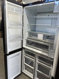 Thumbnail for Factory second Fisher&Paykel RF730QZUVB1 690L Quad Door Fridge Freezer – Matte Black - Second Hand Appliances Geebung
