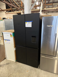 Thumbnail for Factory second Fisher&Paykel RF730QZUVB1 690L Quad Door Fridge Freezer – Matte Black - Second Hand Appliances Geebung