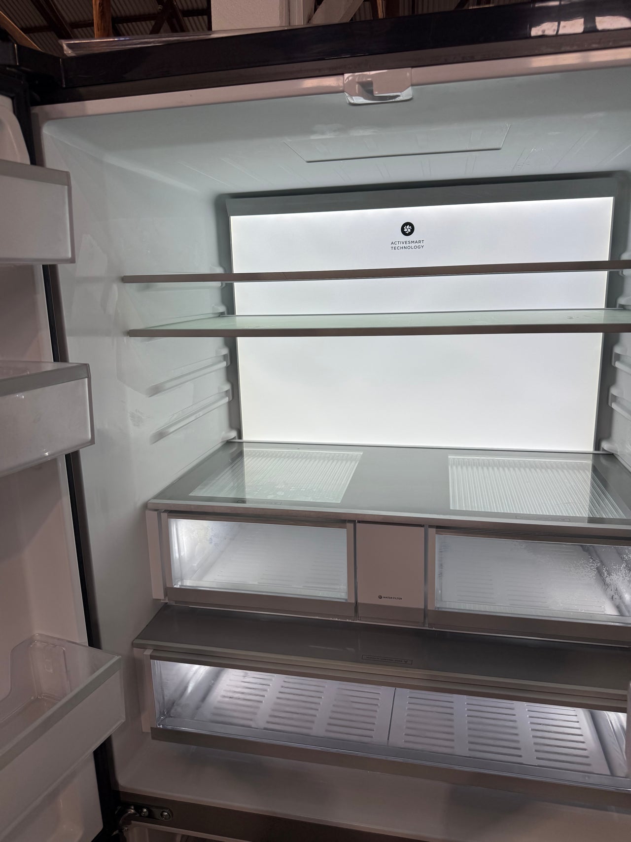 Factory second Fisher&Paykel RF730QZUVB1 690L Quad Door Fridge Freezer – Matte Black - Second Hand Appliances Geebung