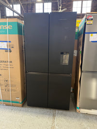 Thumbnail for Factory second Fisher & Paykel RF730QZUVB1 690L Quad Door Fridge (Matte Black Glass) - Second Hand Appliances Geebung