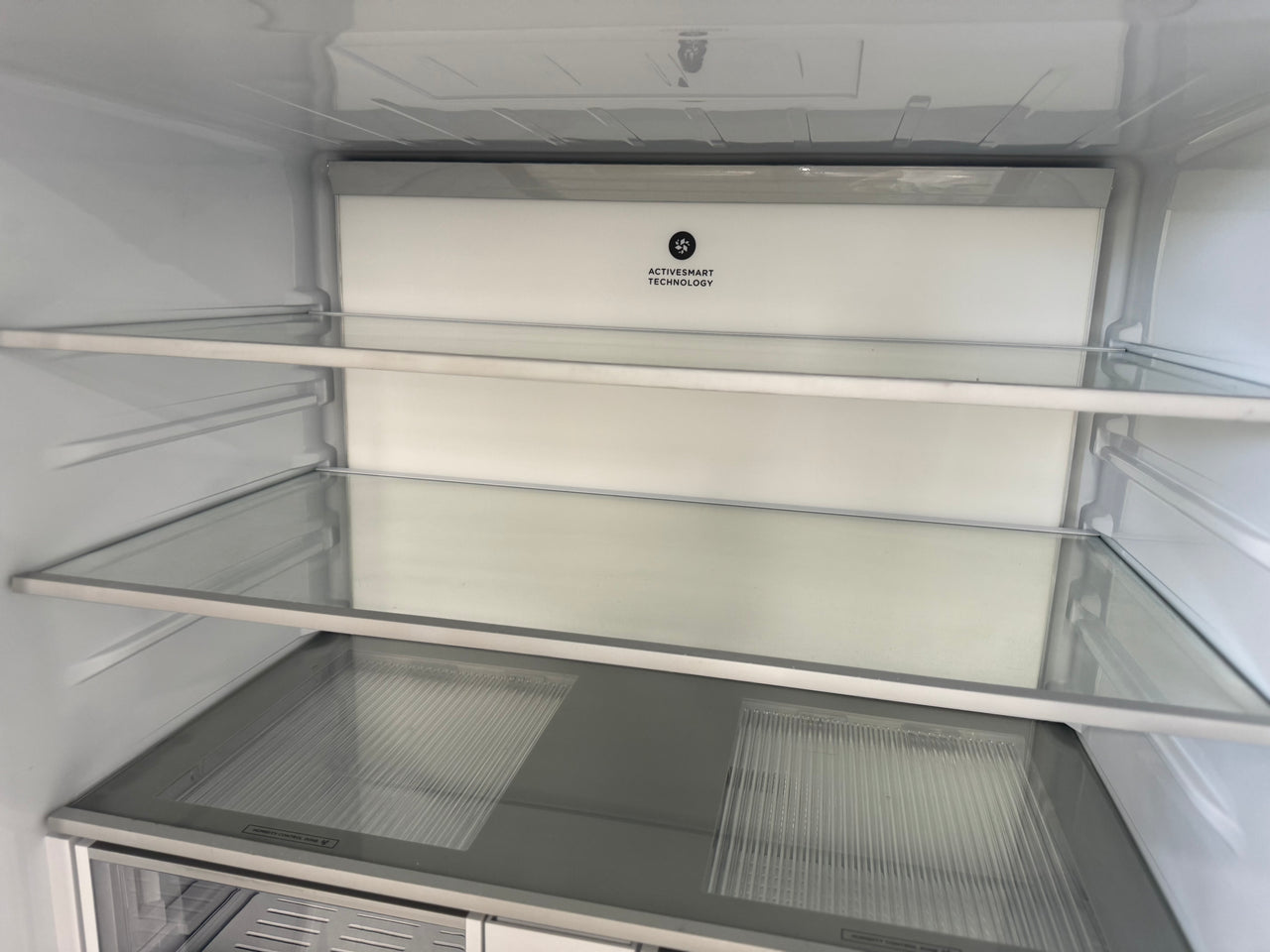 Factory second Fisher & Paykel RF730QZUVB1 690L Quad Door Fridge (Matte Black Glass) - Second Hand Appliances Geebung