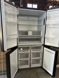 Thumbnail for Factory second Fisher & Paykel RF730QZUVB1 690L Quad Door Fridge (Matte Black Glass) - Second Hand Appliances Geebung