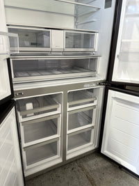 Thumbnail for Factory second Fisher & Paykel RF730QZUVB1 690L Quad Door Fridge (Matte Black Glass) - Second Hand Appliances Geebung