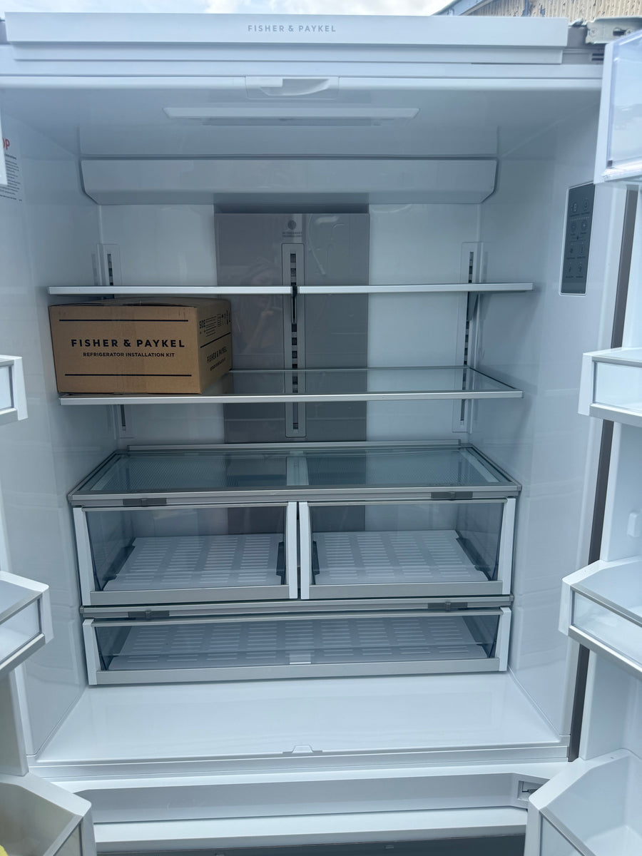 Buy Factory second Fisher & Paykel RS90AU1 476L Integrated French Door Fridge (NAT) |  | [product_variant] | Second Hand Appliances Geebung Brisbane