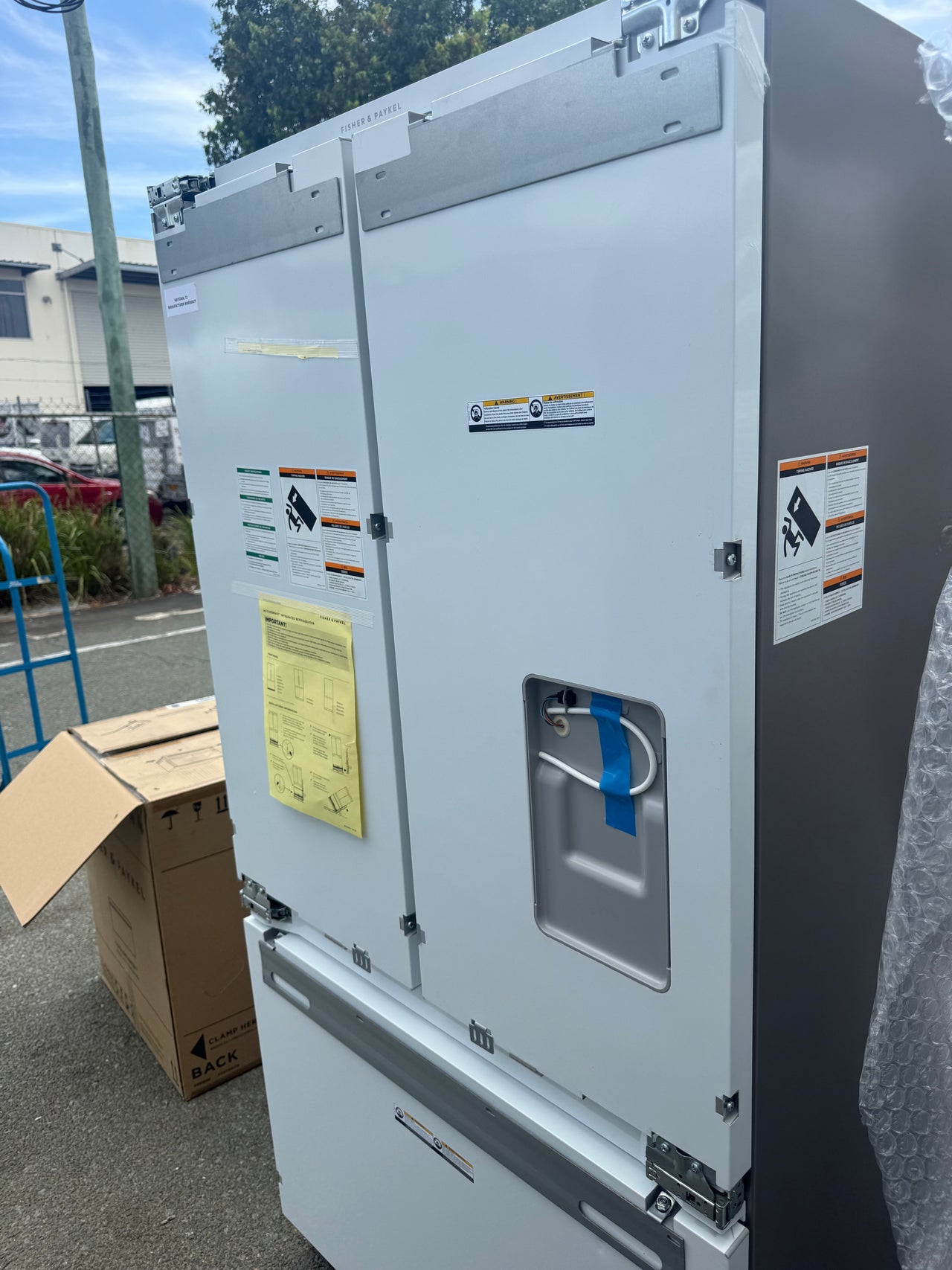 Buy Factory second Fisher & Paykel RS90AU1 476L Integrated French Door Fridge (NAT) |  | [product_variant] | Second Hand Appliances Geebung Brisbane