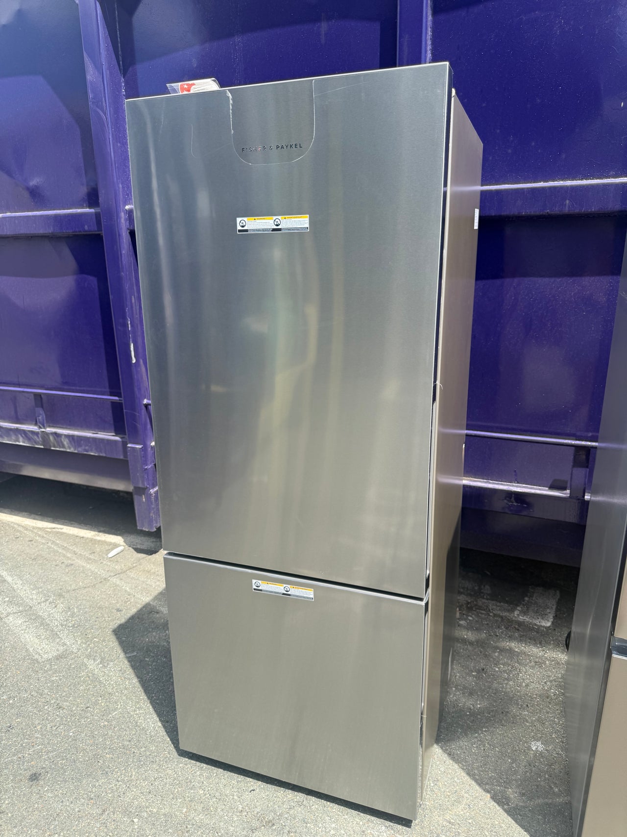 Buy Factory second Fisher & Paykel Series 5 413L Bottom Mount Refrigerator – Stainless Steel (Left Hinge) RF442BLPX6 |  | [product_variant] | Second Hand Appliances Geebung Brisbane
