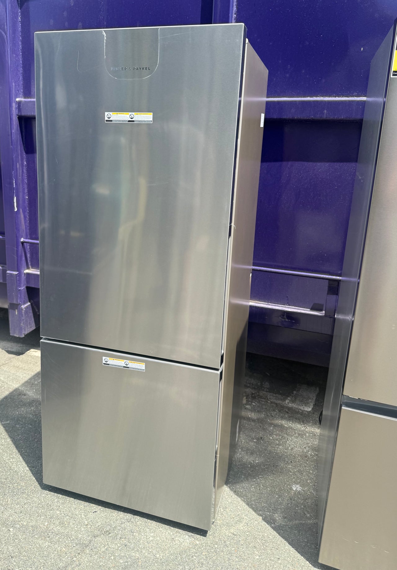 Buy Factory second Fisher & Paykel Series 5 413L Bottom Mount Refrigerator – Stainless Steel (Left Hinge) RF442BLPX6 |  | [product_variant] | Second Hand Appliances Geebung Brisbane