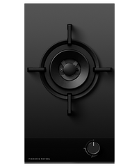 Thumbnail for Factory second Fisher & Paykel Series 9 30cm One Burner Gas Cooktop – LPG – Black Glass (CG301DLPGB4) - Second Hand Appliances Geebung