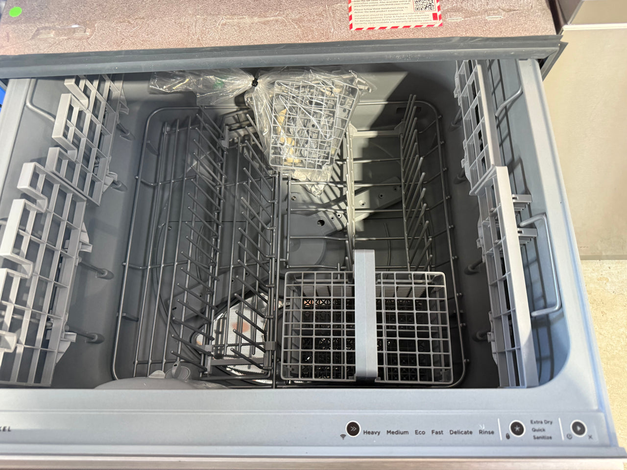 Factory second Fisher&Paykel Series 9 Built-Under Double DishDrawer Dishwasher - Stainless Steel Model: DD60D4NX9 - Second Hand Appliances Geebung