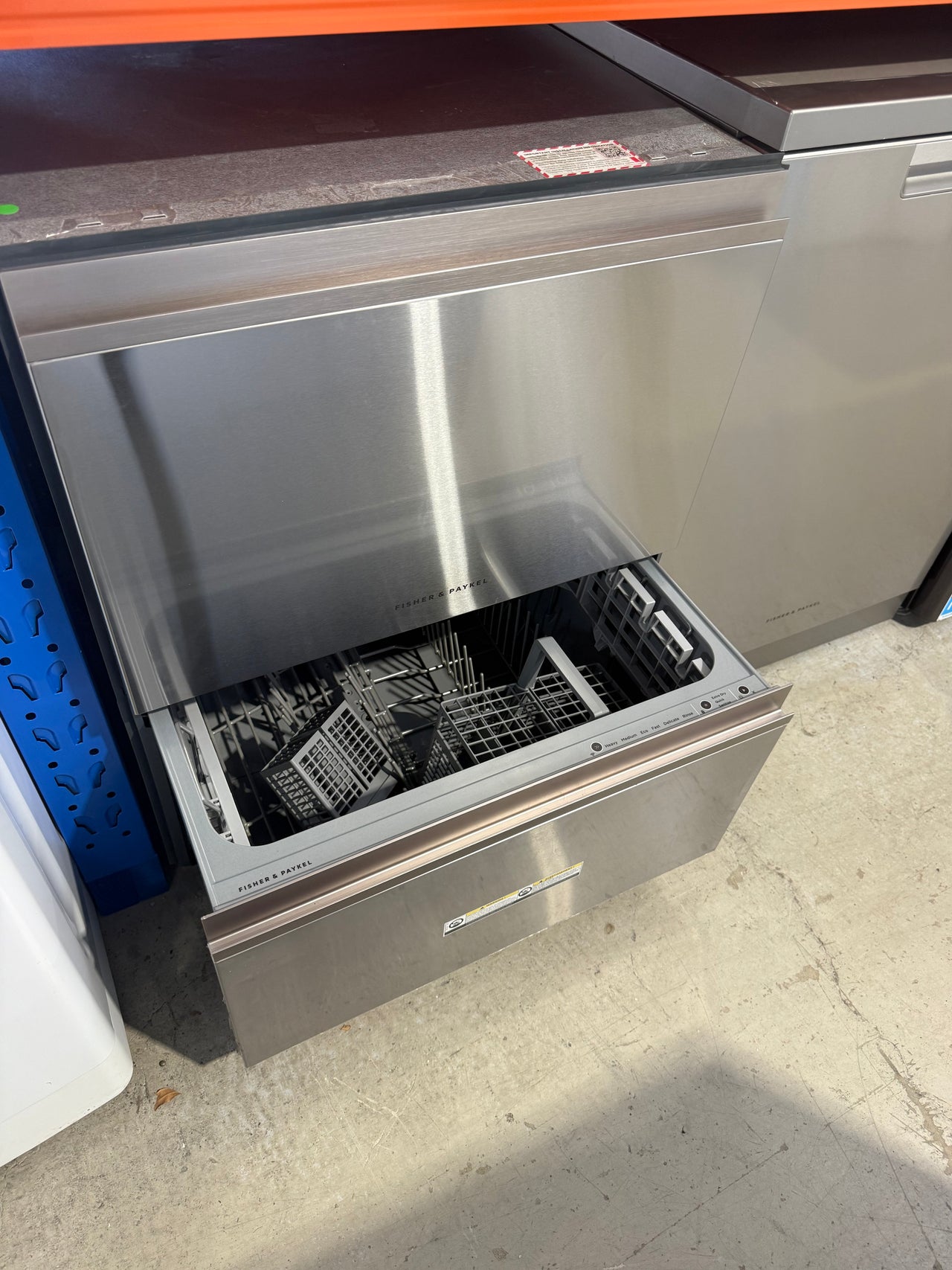 Factory second Fisher&Paykel Series 9 Built-Under Double DishDrawer Dishwasher - Stainless Steel Model: DD60D4NX9 - Second Hand Appliances Geebung