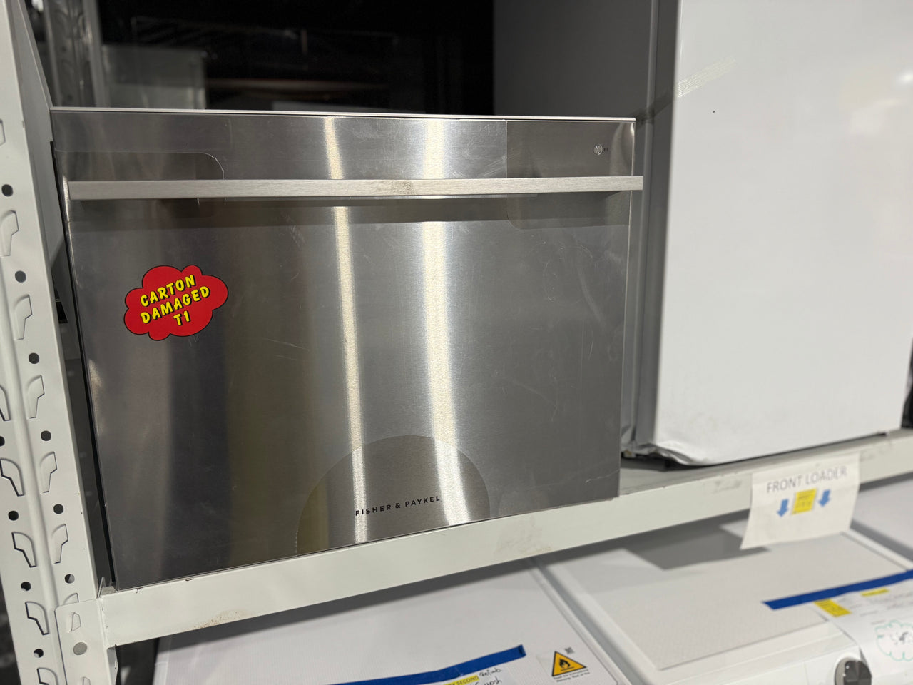 Factory second Fisher & Paykel Tall Single DishDrawer Dishwasher Stainless Steel DD60SDFTX9 - Second Hand Appliances Geebung