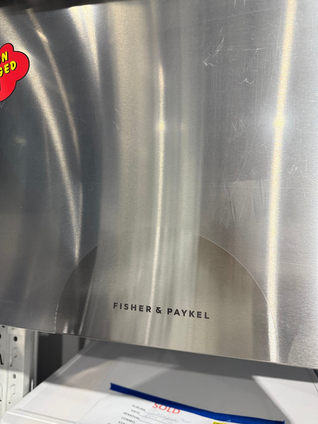 Factory second Fisher & Paykel Tall Single DishDrawer Dishwasher Stainless Steel DD60SDFTX9 - Second Hand Appliances Geebung