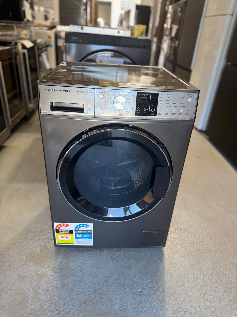 Buy Factory second Fisher & Paykel WH1060SG1 10kg Front Load Washing Machine – Graphite |  | [product_variant] | Second Hand Appliances Geebung Brisbane