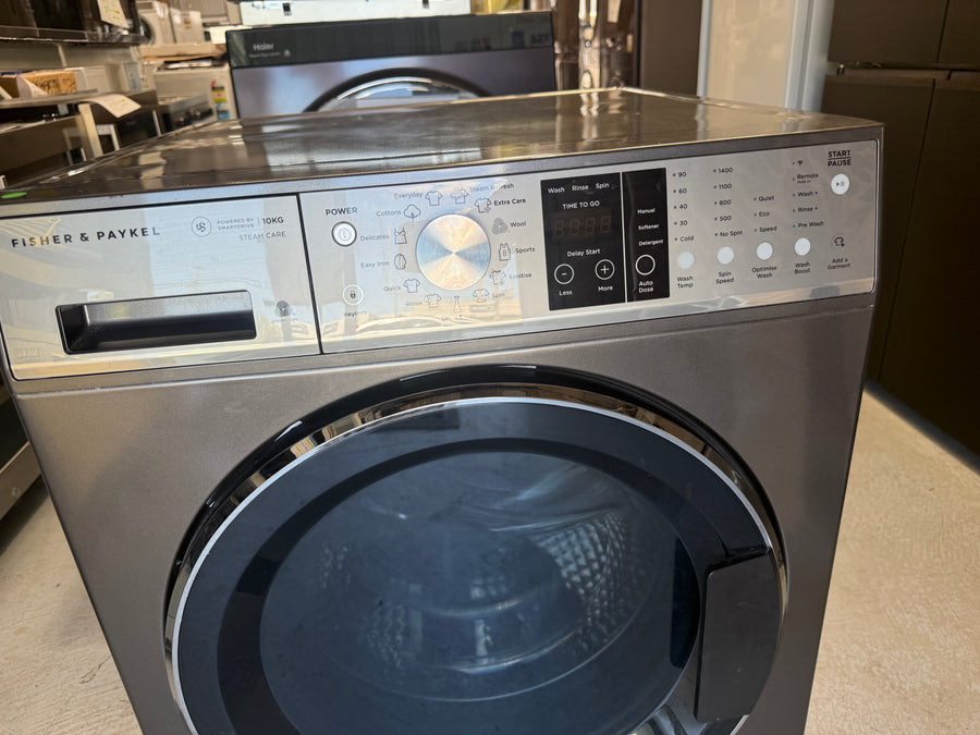 Buy Factory second Fisher & Paykel WH1060SG1 10kg Front Load Washing Machine – Graphite |  | [product_variant] | Second Hand Appliances Geebung Brisbane