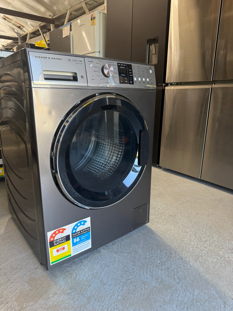 Buy Factory second Fisher & Paykel WH1060SG1 10kg Front Load Washing Machine – Graphite |  | [product_variant] | Second Hand Appliances Geebung Brisbane