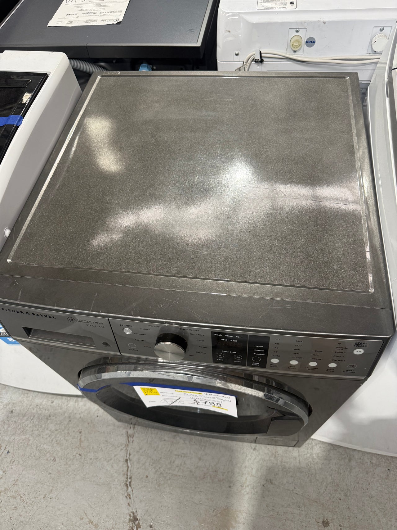 Factory second Fisher & Paykel WH1060SG1 10kg Series 9 Front Load Washing Machine - Second Hand Appliances Geebung