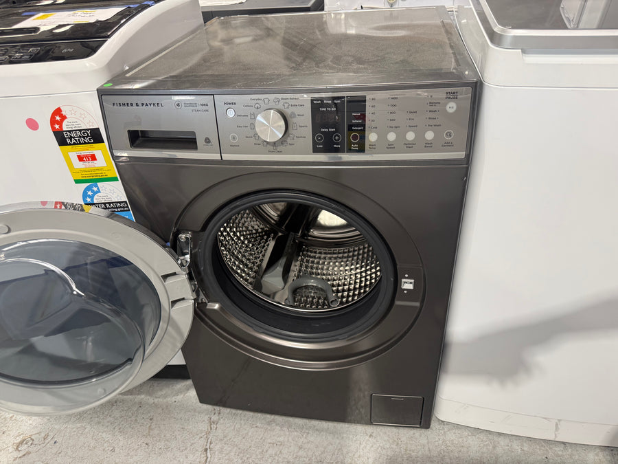 Factory second Fisher & Paykel WH1060SG1 10kg Series 9 Front Load Washing Machine - Second Hand Appliances Geebung