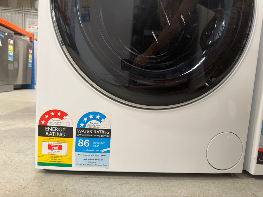 Buy Factory second HAIER 10KG FRONT LOADER WASHING MACHINE - UV PROTECT Model:HWF10AN1 |  | [product_variant] | Second Hand Appliances Geebung Brisbane