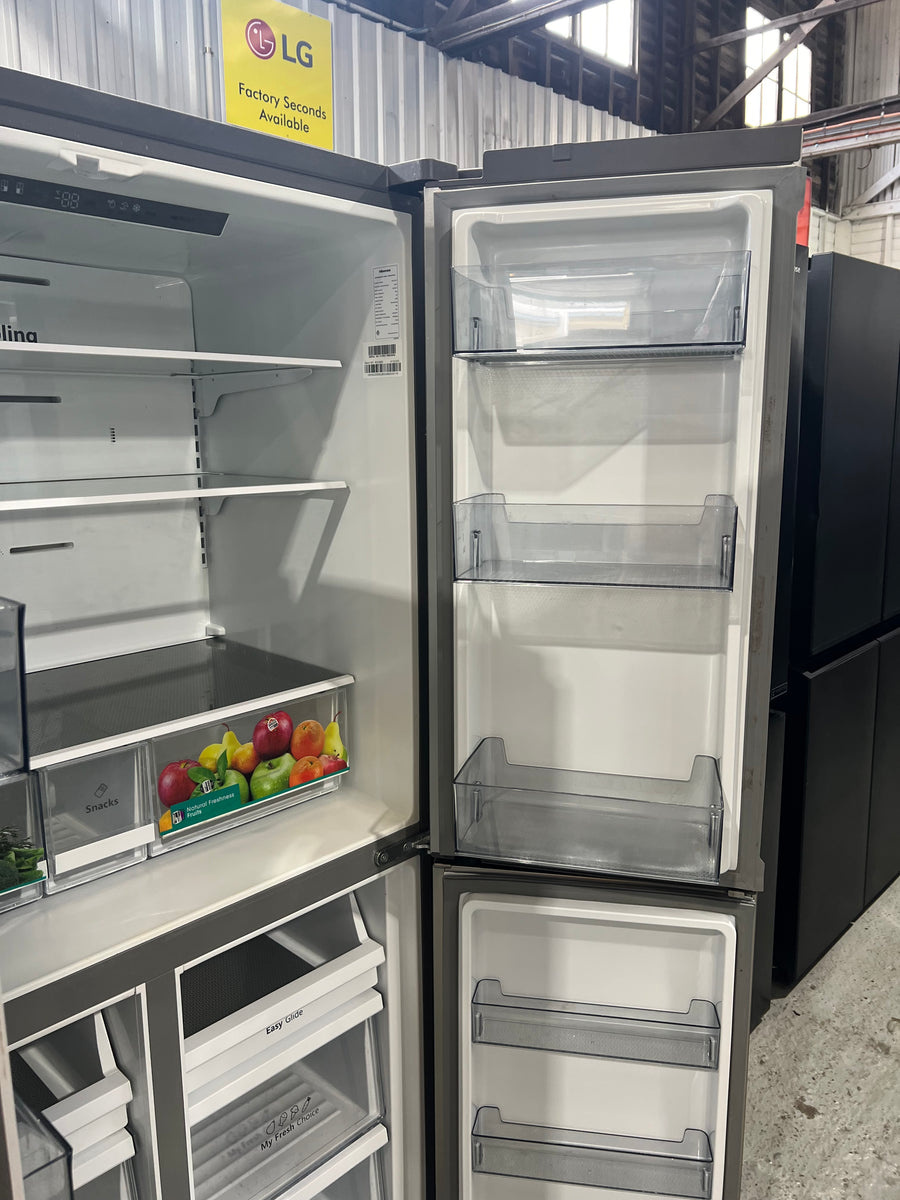 Factory second HISENSE HR6CDFF670S 670L Quad Door Fridge - Second Hand Appliances Geebung
