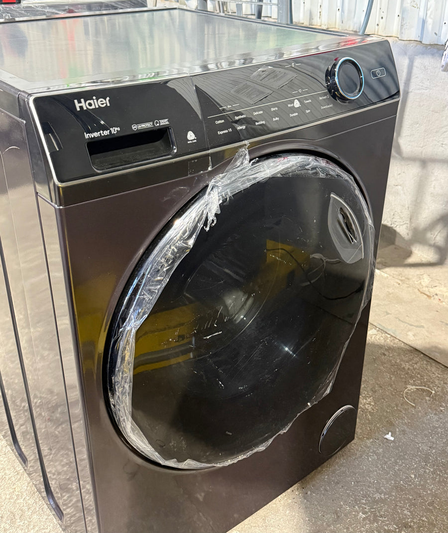 Factory second Haier 10 kg front loader HWF10ANB1 - Second Hand Appliances Geebung