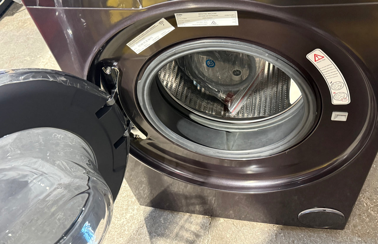 Factory second Haier 10 kg front loader HWF10ANB1 - Second Hand Appliances Geebung